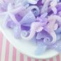 Assorted Glittery Sea Themed Starfish, Seahorse and Mermaid Tail, Glitter jocad (6 Pieces)