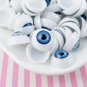 Blue Large Doll Eye Cabochons, 20x10mm, Super Realistic Cabs, Eyeball cabs jocad (6 Pieces)