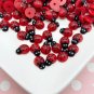 Cute Domed 10x13mm Ladybug Cabochons, Perfect for Spring jocad (6 Pieces)