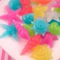 Glow In The Dark Seashell Cabochons, Beach Themed Cabochons jocad (6 Pieces)