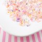 10mm Clear Heart Cabochons with Star Glitter, Valentines Day Resin jocad (15 Pieces)