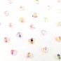 10mm Clear Heart Cabochons with Star Glitter, Valentines Day Resin jocad (15 Pieces)