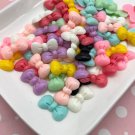 Assorted Bow Cabochons, Flat backed Resin Bowknot Cabs, Cute Bows jocad (10 Pieces)