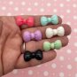 Assorted Bow Cabochons, Flat backed Resin Bowknot Cabs, Cute Bows jocad (10 Pieces)