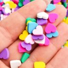 Polymer Clay Assorted Heart slices, Heart Nail Art Slices, Miniature Heart jocad (Bag: 30 Grams) Polymer Clay Assorted Heart slices, Heart Nail Art Slices, Miniature Heart jocad (Bag: 30 Grams)