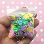 Larger Conversation Heart Mix Polymer Clay Valentine Heart slices,Nail Art jocad (Bag: 30 Grams)