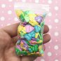 Larger Conversation Heart Mix Polymer Clay Valentine Heart slices,Nail Art jocad (Bag: 30 Grams)