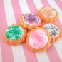 Off white, Palest Grey kawaii fake Faux sugar sprinkles (Container : 8 Grams)