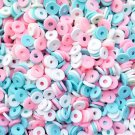 Cotton Candy Floss Loop Polymer Clay Dessert Candy Slice Sprinkles, Nail Art Slices (Bag: 15 Grams)