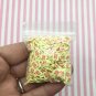 DROP DEAD Nasty Mean Yellow Conversation Hearts, Anti Valentine, Polymer Clay Heart (Bag: 15 Grams)
