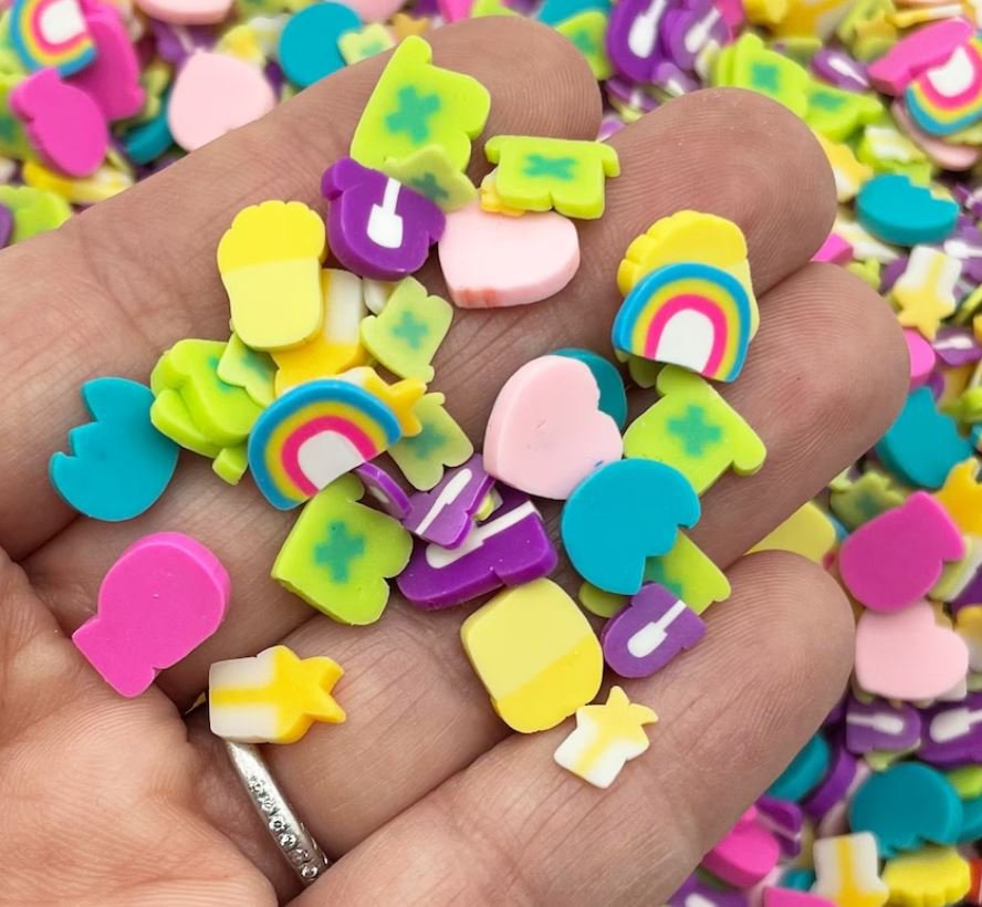 MARSHMALLOW CEREAL Multicolor Fake Cereal Sprinkles, Rainbow leprechaun (Bag: 30 Grams)