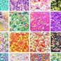 Variety Fake Polymer Clay Sprinkle Sets, Assorted Polymer Clay Sprinkles, Glitters (Bag: 5)