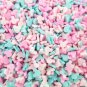 COTTON CANDY Mouse Ears Mix, Pastel Mouse Ears Sprinkle Mix with Pink and Blue (Bag: 15 Grams)