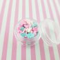 COTTON CANDY Mouse Ears Mix, Pastel Mouse Ears Sprinkle Mix with Pink and Blue (Bag: 15 Grams)