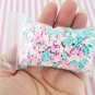 COTTON CANDY Mouse Ears Mix, Pastel Mouse Ears Sprinkle Mix with Pink and Blue (Bag: 15 Grams)