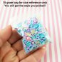 COTTON CANDY Mouse Ears Mix, Pastel Mouse Ears Sprinkle Mix with Pink and Blue (Bag: 15 Grams)