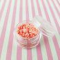 Orange Peppermint Polymer Clay Dessert Candy Slice Sprinkles, Nail Art Slices (Bag: 15 Grams)
