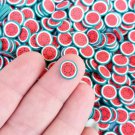 Large Polymer Clay Watermelon Fruit Slices, Nail Art Slices (Bag: 30 Grams)