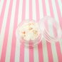 White Chocolate Chip Polymer Clay Round Confetti Circles  (Bag: 15 Grams)