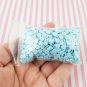 Light Blue Chip Polymer Clay Round Confetti Circles, Fake Sprinkles (Bag: 15 Grams)