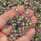 Cute Yellow Pencil Sprinkles, Polymer Clay Back to School Slices, Nail Art Slices (Bag: 15 Grams)