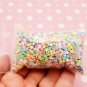 3mm Mini Pastel Rainbow Polymer Clay Round Confetti Sprinkles, Fake Sprinkles (Bag: 15 Grams)