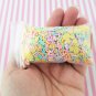 LEMON CRUSH, Pastel Polymer Clay Fake Sprinkles with Lemon Slices (Bag: 15 Grams)
