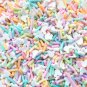 TOO SWEET Mouse Ears Mix, Pastel Sprinkles with White Mouse Ears, Polymer Clay (Bag: 15 Grams)