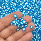 Gradient Blue Polymer Clay Heart Sprinkles, NON EDIBLE Valentines Fake (Bag: 15 Grams) Gradient Blue Polymer Clay Heart Sprinkles, NON EDIBLE Valentines Fake (Bag: 15 Grams)