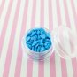 BLUE HEART Polymer Clay Heart Sprinkles, Valentines Day Fake Sprinkles (Bag: 15 Grams)