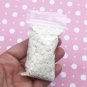 Gradient White Polymer Clay Heart Sprinkles, Fake Sprinkle Nail Slices (Bag: 15 Grams)