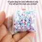Sugar, Spice, everything Nice, Pastel Pink, Blue, and Green with Star Sprinkles (Bag: 15 Grams)