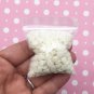 Glow in the Dark White Chip Polymer Clay Round Confetti Circles, Fake Sprinkles (Bag: 15 Grams)