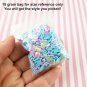 RAINBOW ROAD MIX Bright Rainbow Polymer Clay Fake Sprinkles with White Stars (Bag: 15 Grams)