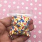 Larger Beach Ball Polymer Clay Round NON EDIBLE Confetti Sprinkles, Fake Sprinkles (Bag: 30 Grams)