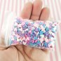 Multicolor Heart Sprinkle Mix, Valentines Day Polymer Clay Fake Sprinkles (Bag: 15 Grams)