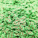 Small Green Conversation Heart Mix Polymer Clay Valentine Heart slices (Bag: 15 Grams) Small Green Conversation Heart Mix Polymer Clay Valentine Heart slices (Bag: 15 Grams)