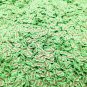 Small Green Conversation Heart Mix Polymer Clay Valentine Heart slices (Bag: 15 Grams)