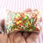 PIZZA PIE Mix, Pizza Themed Sprinkle Mix, Polymer Clay Fake Sprinkles (Bag: 15 Grams)