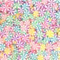 10mm Multicolor Peppermint Polymer Clay NON EDIBLE Sprinkles, Larger Size Rainbow (Bag: 15 Grams)
