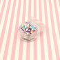 10mm Multicolor Peppermint Polymer Clay NON EDIBLE Sprinkles, Larger Size Rainbow (Bag: 15 Grams)