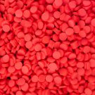Candy Red Chip Polymer Clay Round Confetti Circles, Fake Sprinkles (Bag: 15 Grams)