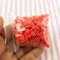 Candy Red Chip Polymer Clay Round Confetti Circles, Fake Sprinkles (Bag: 15 Grams)