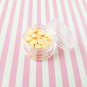 Pastel Orange Chip Polymer Clay Round Confetti Circles, Fake Sprinkles (Bag: 15 Grams)