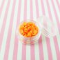 Orange Polymer Clay Round Confetti Sprinkles, Rounds, Fake Sprinkles (Bag: 15 Grams)
