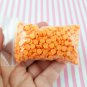 Orange Polymer Clay Round Confetti Sprinkles, Rounds, Fake Sprinkles (Bag: 15 Grams)