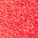 Orange Red Polymer Clay Round Confetti Sprinkles, Fake Sprinkles (Bag: 15 Grams)