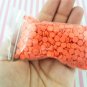Orange Red Polymer Clay Round Confetti Sprinkles, Fake Sprinkles (Bag: 15 Grams)