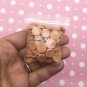 Larger Size Mocha Butterscotch Chip Polymer Clay Round Confetti Circles (Bag: 30 Grams)