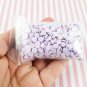 Pastel Purple Chip Polymer Clay Round Confetti Circles, Fake Sprinkles (Bag: 15 Grams)